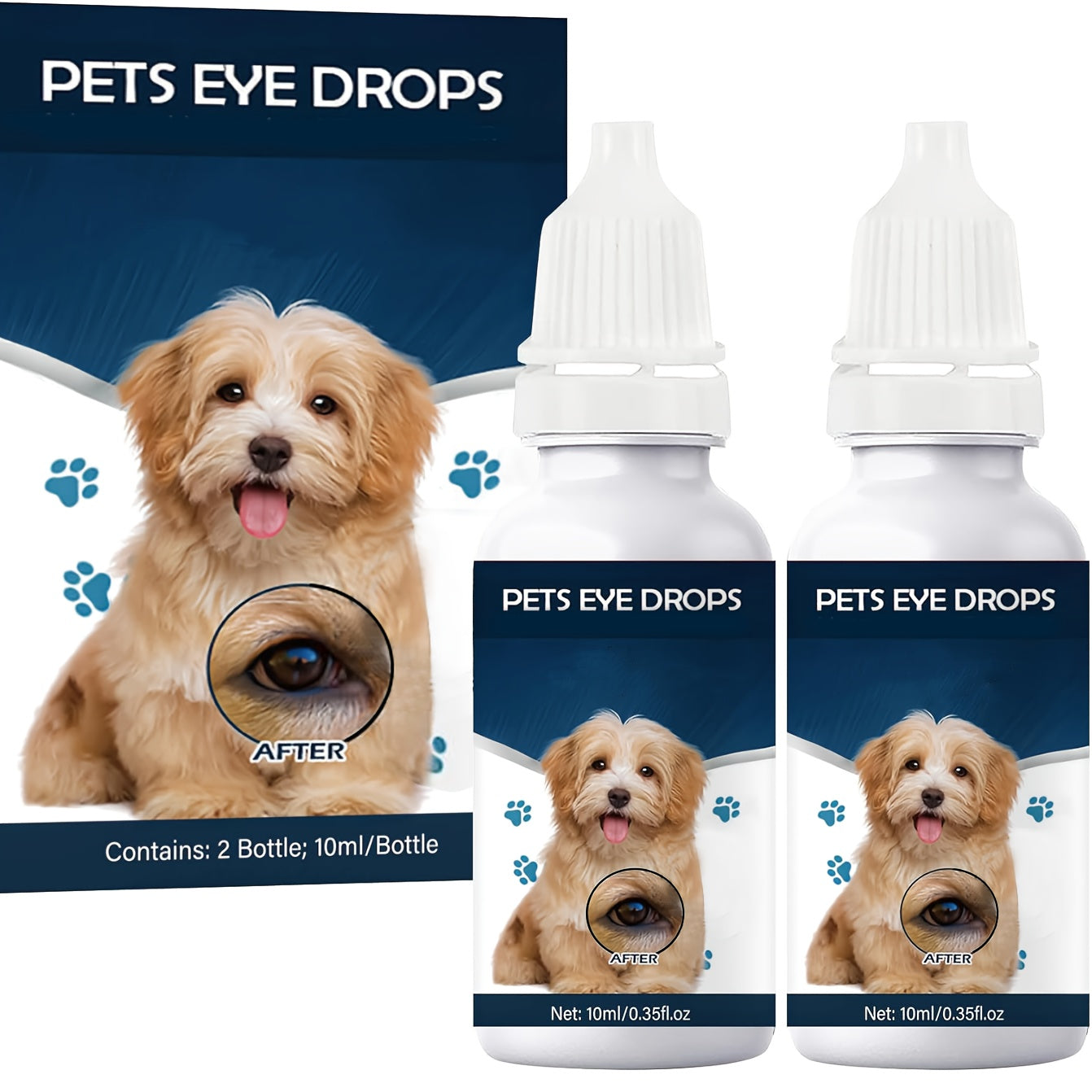 TEMU 2pcs Drop For Dogs With Gentle Formula, Easy-to-use Solution, Supplements (2x10ml)