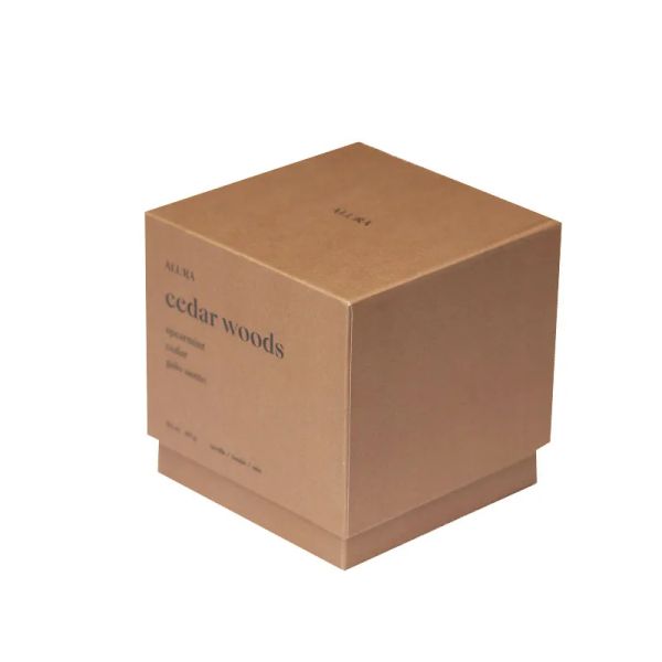 200pcs Candle Box Packaging Custom Logo Perfume Cosmetics Oil Skin Care Packaging Boxes
