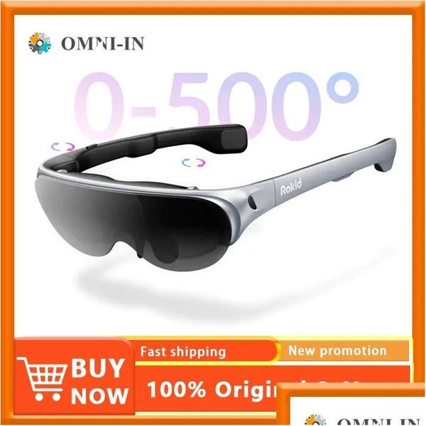 Vr Glasses 2022 Rokid Air 3D Ar Foldable Smart At Home Play Games Connect Mobile Phone Private 4K Nt Sn Cinema Drop Delivery Accessori Ot7Og