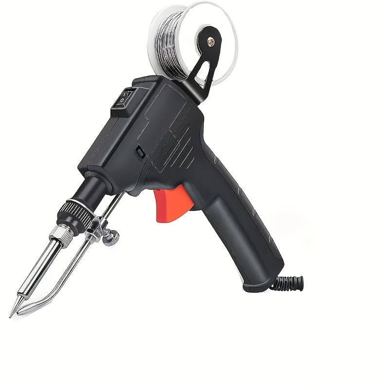 TEMU Automatic Hand-held Soldering Gun Welding Tool Bracket For , Home Diy, Electronics Repair, Compact Welding Device, Precision Soldering Iron,