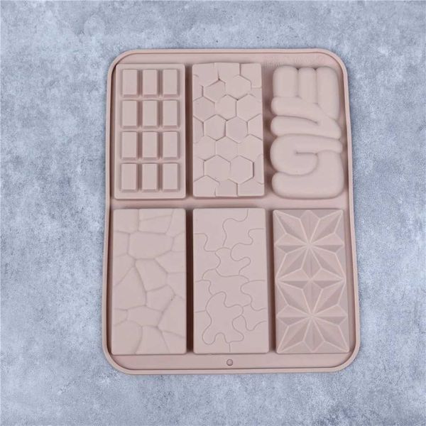 High Quality Chocolate bars waffle making molds practical chocolate making tools aromatic candles silicone molds food grade silicone baking