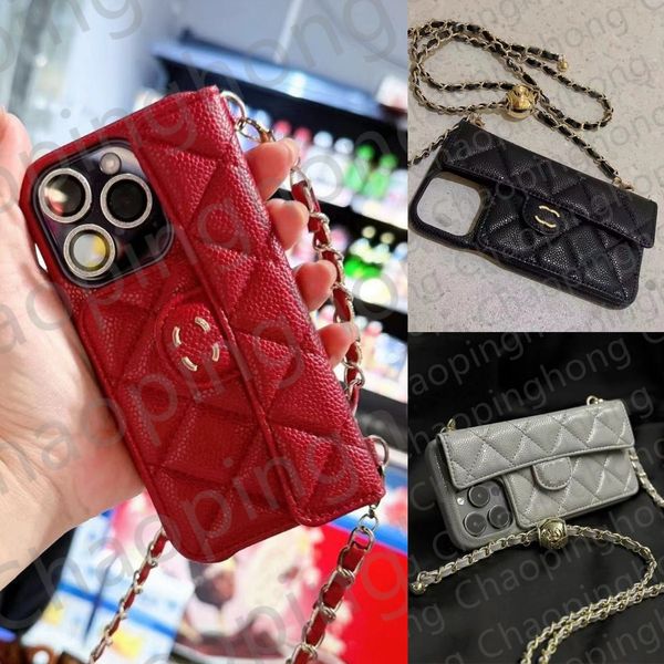 Wallet iPhone 16 Pro Max Phone Case 16plus 16pro For Apple iPhone 15 Promax 13 13pro 14 pro max 12 Fashion Crossbody Leather Card Holder Bag