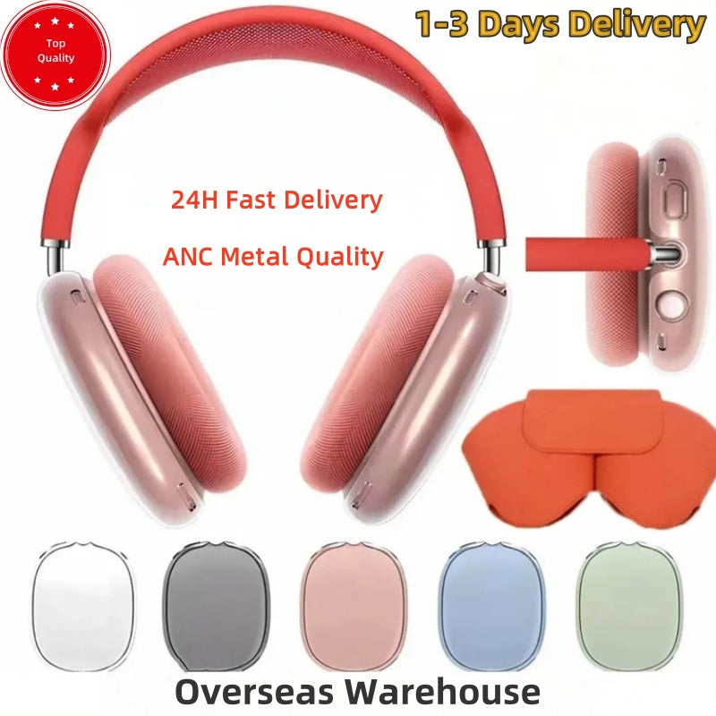 For Airpods Max bluetooth earbuds Headphone Accessories Transparent TPU Waterproof Protective case AirPod Maxs pro 2 Headphones Headset Rimudry cove