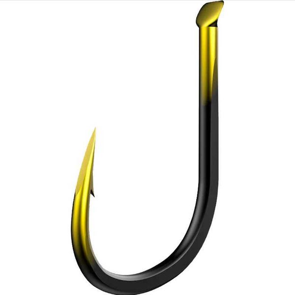 50PCS-Bag Tungsten Alloy Fishing Hook Single Fishhook Lures Carp Fishing Tackle Barbed Colored Hooks Fishing Accessories Y240910