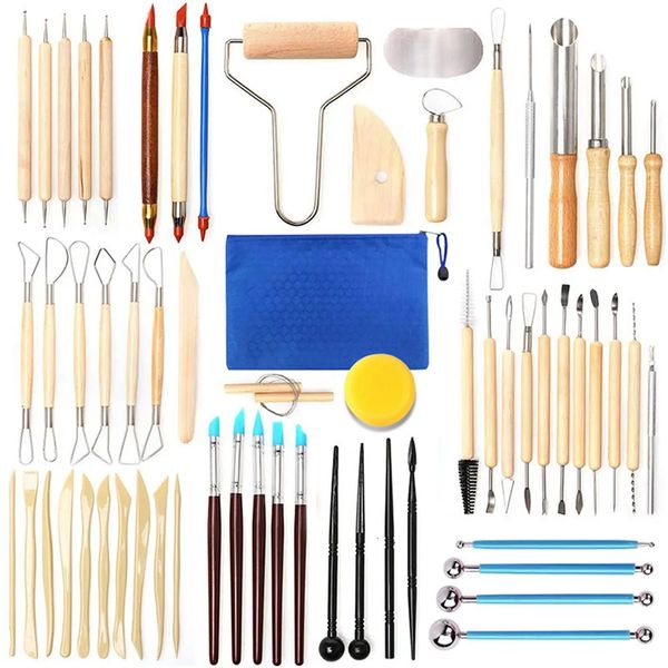 Other Home Garden Clay Tools Set Sculpting Kit Sculpt Smoothing Wax Carving Pottery Ceramic Polymer Shapers Modeling Carved Tool Sculpture 2
