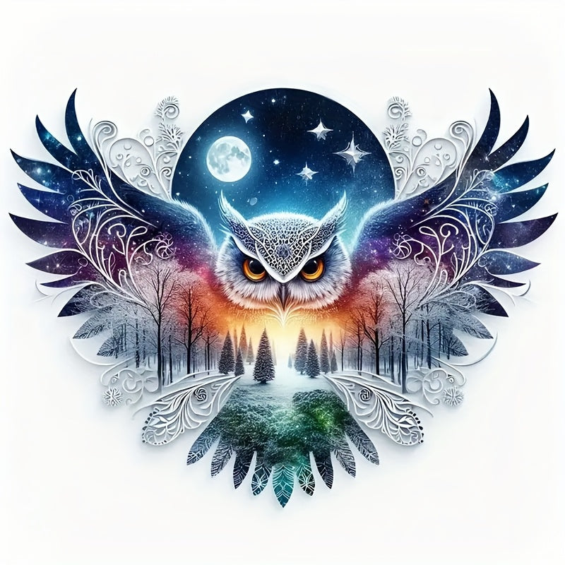 TEMU 7inch Owl Foraging At Night Vinyl Decal,car Sticker For Laptop, Bottle, Truck, Phone, Motorcycle, Window, Wall, Cup Decals