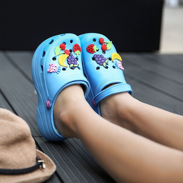 Summer Women Slippers Platform Outdoor Garden Shoes Female Pool Sandals Bathroom Flip ps Mules Beach Slipperss98 45ab