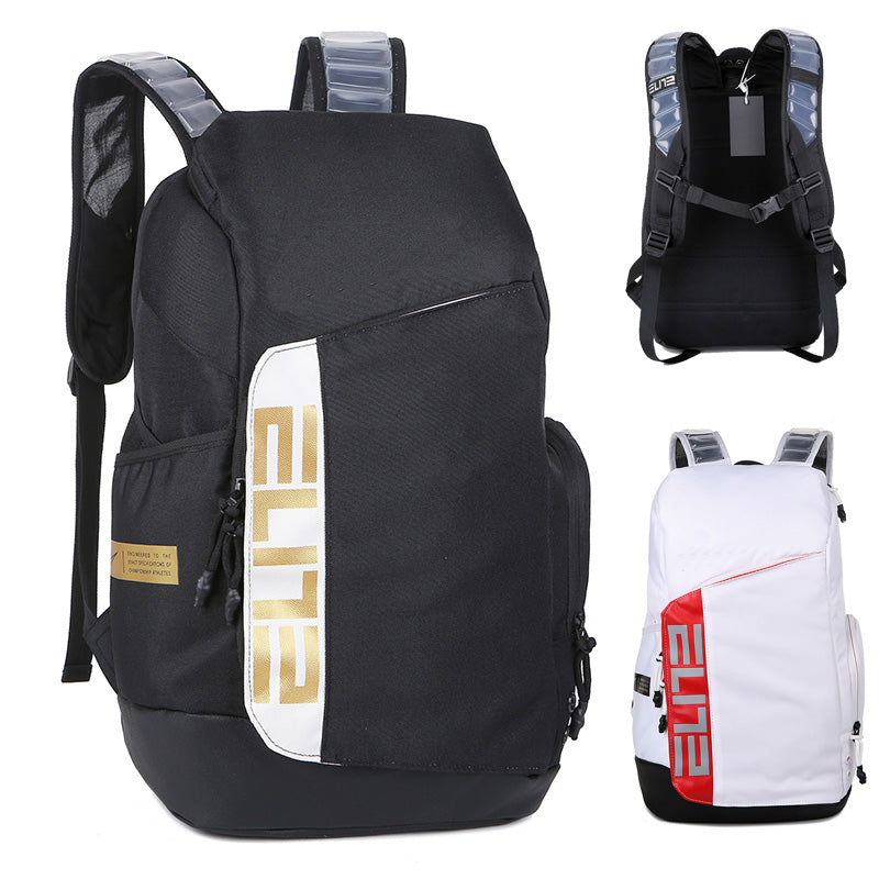2023 Elite Pro Hoops sports backpack Air cushion Cushioning straps couple knapsack student laptop bag Training Bags outdoor back pack multifunctiona