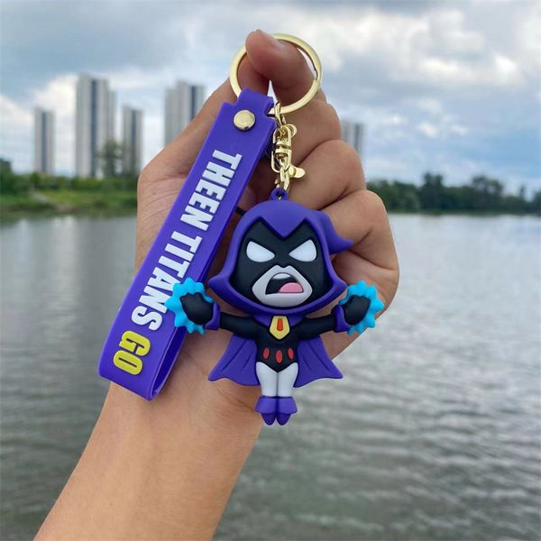 Wholesale Bulk Anime Car Keychain Charm Accessories Juvenile Boxing Key Ring Cute Couple Students Personalized Creative Valentine&#039;s Day
