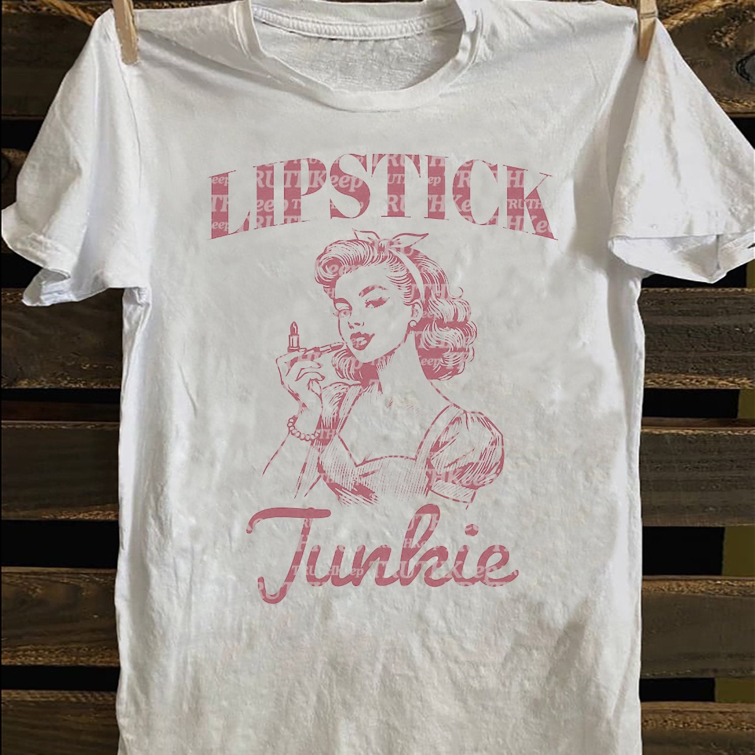 TEMU Funny Vintage Feminine Style, Art T-shirt, Soft 100% Cotton, Casual Men's Versatile