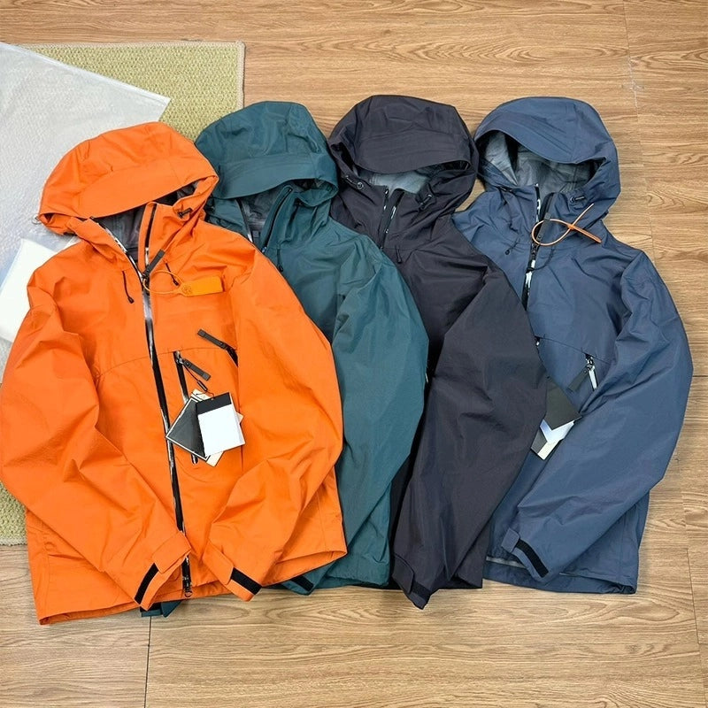 Designer men&#039;s and women&#039;s outerwear jackets with embroidered logo, lightweight, windproof, waterproof, outdoor fashion
