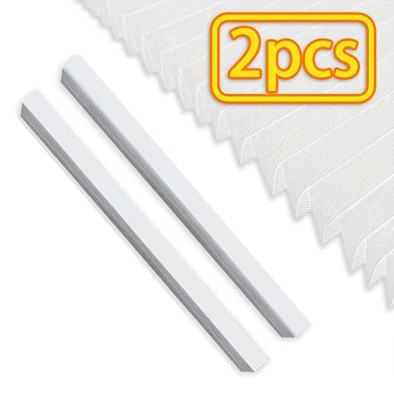 TEMU 2pcs Size Adjustable Pleated Sunshade - , Removable Curtains At - Suitable For Rooms, Living Rooms, Offices, Etc. - Spring And Summer Sunshade