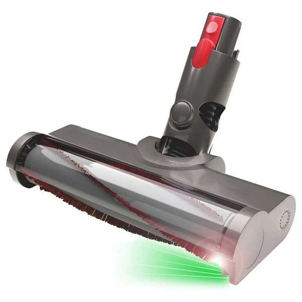 Vacuum Cleaners Vacuum Head For V7 V8 V10 V11 V15 Cordless Vacuum Cleaner With Green Dust Detector Light For Hard Floor Carpet z240722