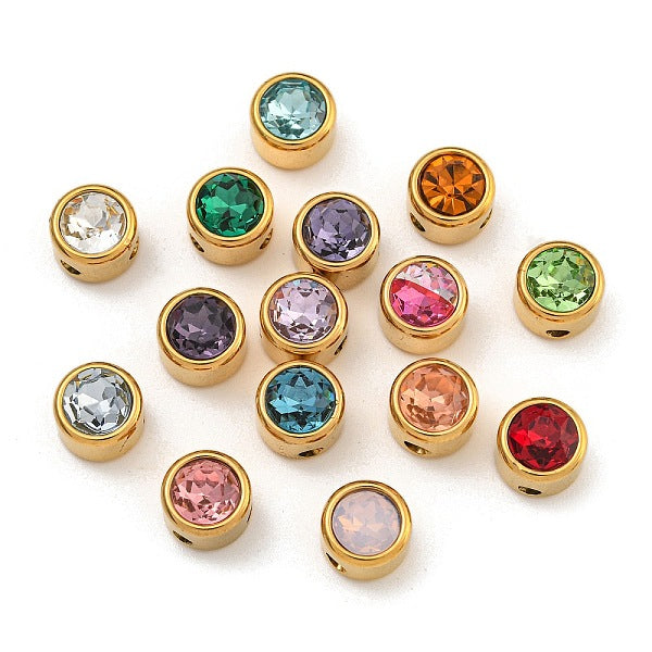 Placage ionique (IP) acier inoxydable 304 verre K9 billes de verre transparentes