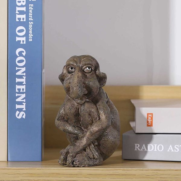 Desktop Resin Statue Mini Tabletop Ornaments Fairy Festival Figurines Suitable for The Patio Yard Y250116