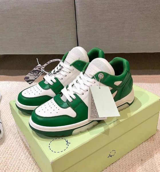 Top Luxury 2024S-S Men Out Of Office Sneaker Shoes Mesh Sporty Calf Leather Ruber Sole Party Wedding Trainers Wholesale Platform Skateboard