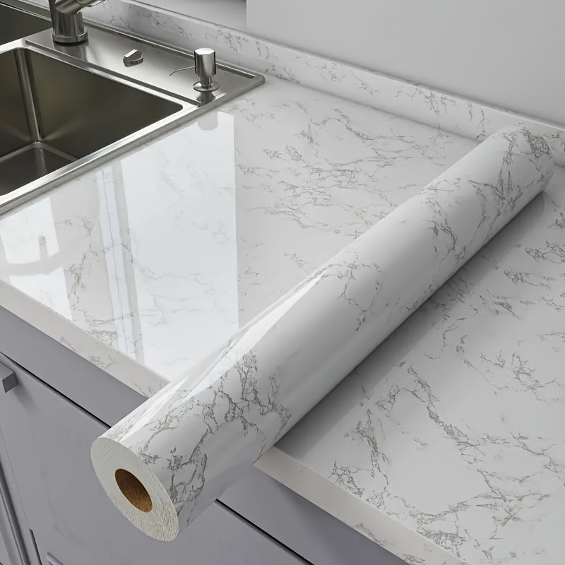 TEMU 1240 In² Wallpaper, Waterproof Furniture Renovation Sticker, High Temperature Resistant, Suitable For Covering Desktops, Countertops, Cabinets,