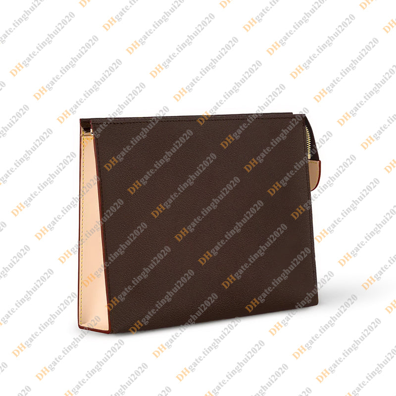 Ladies Fashion Casual Designe Luxury Poche Toilette Bag Cosmetic Bag Toiletries Pouch Clutch Bag Totes Handbag Wallet TOP Mirror Quality M83547 Pouc