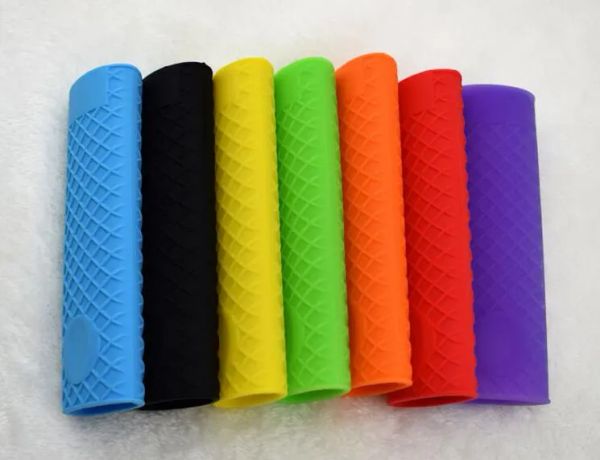 Silicone Hot Handle Cover heat resistant thick silicone pot holder Kitchen Tool Silicone Nonslip Pan handle Mitts Cover Insulation ZZ