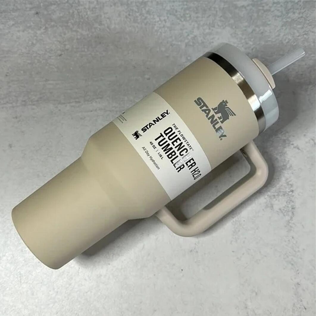 DHL Stanley DUNe H2.0 40oz stainless steel tumbler with handle lid straw big capacity beer mug water bottle outdoor camping cup vacuum drinking tumb