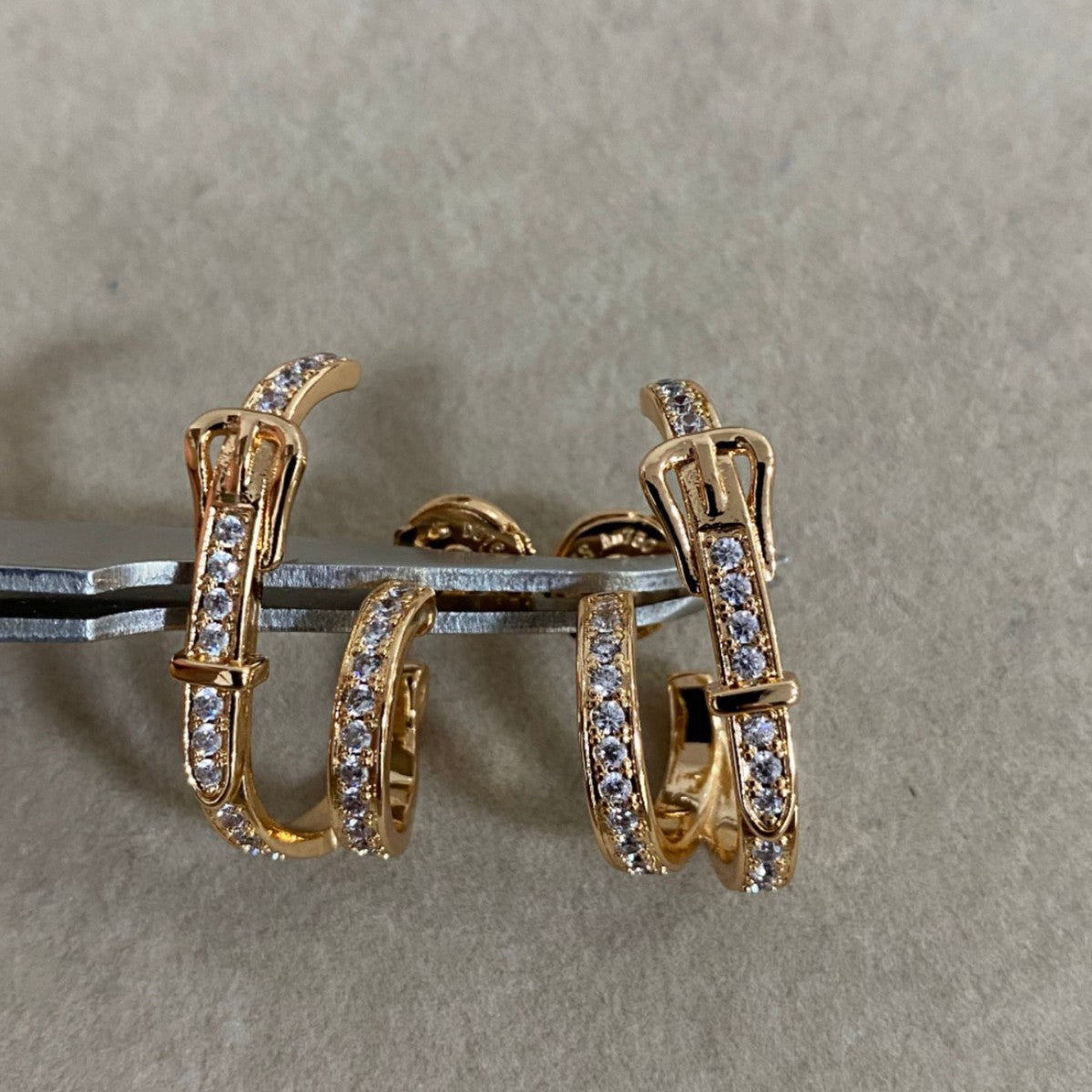 18k rose gold silver diamond belt designer earrings bracelet bangle necklace ring jewelry set women luxury cz zircon bangles ear rings rings necklac