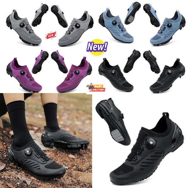 Bike Sports Dirt Designer Men Road Shsdoes Flat Speed Cycling Sneakers Flats Mountain Bicycle Footwear SPD Cleats Shoes 36-4 23 s