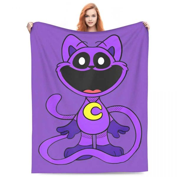 Caap Smig Critters Veet Textile Decor Multifunction Soft Throw Blanket for Sofa Couch Bedding Throws Y240730