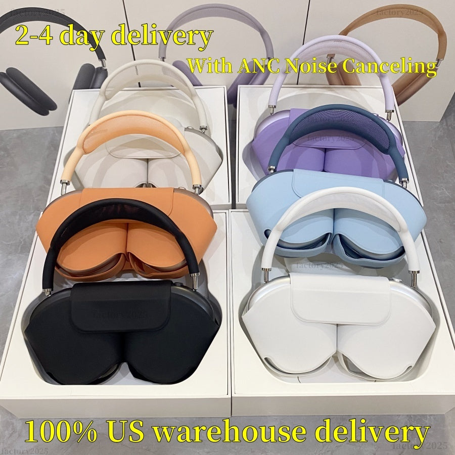 for Airpods MAX Top ANC Metal airpods pro max 2 3 4 Headband Headphone Accessories Transparent Silicone Waterproof Protective case pro Maxs Headphon