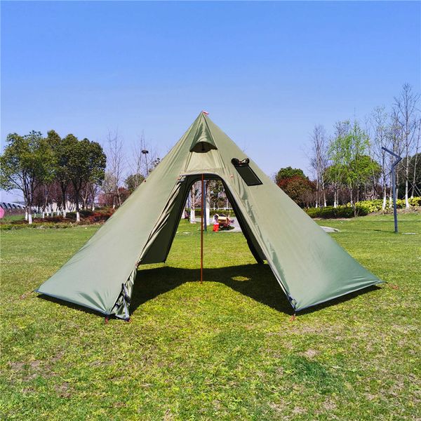 Tents and Shelters Camping Tent 23 Person Waterproof Windproof Easy Setup Ackpacking Tent Outdoor Hiking 4 Season Tent Camping Accessories J