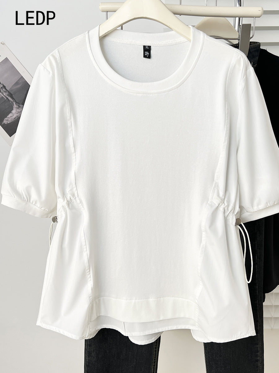 133441 Air Touch Film Ice Hemp Shirt Large Women&#039;s Nano Bubble Layer Breathable Extreme Lightweight Short Sleeve