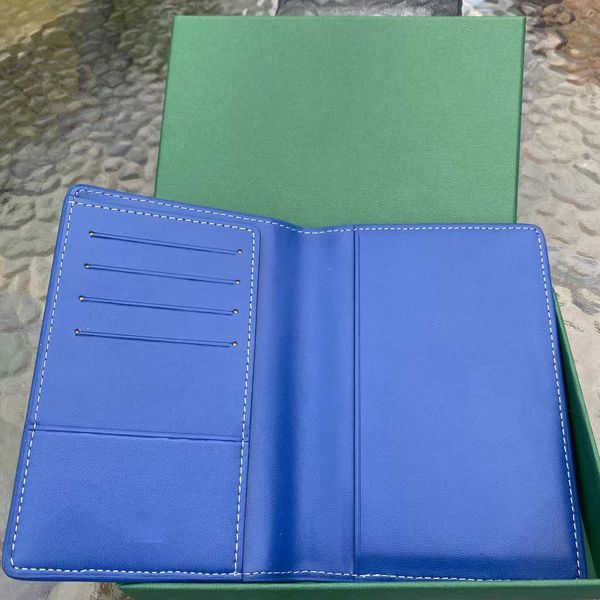 Card Holders Passport Cover Classic Men Women Passport Holder Covers ID Card Holder With Box handmade Customized personalized custom Name de