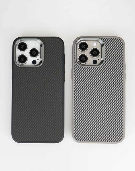 New Arrival Luxury carbon fiber textured simple phone case suitable for iPhone 12 13 14 15 16 Pro Max soft rubber frame cover suitable for i