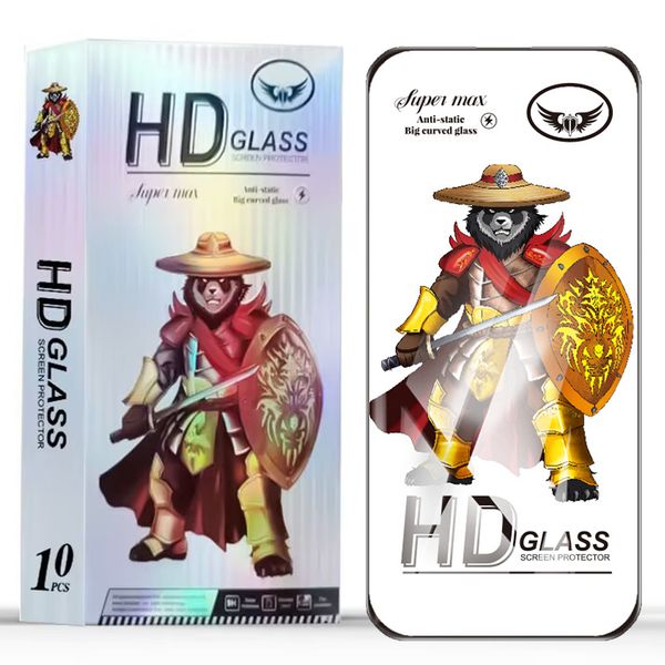 Screen Protector For iPhone 15 Pro Max 14 Plus 13 Mini 12 11 XS XR X 8 7 SE HD Tempered Glass Anti Static Big Curved 9H Full Cover Anti Dust