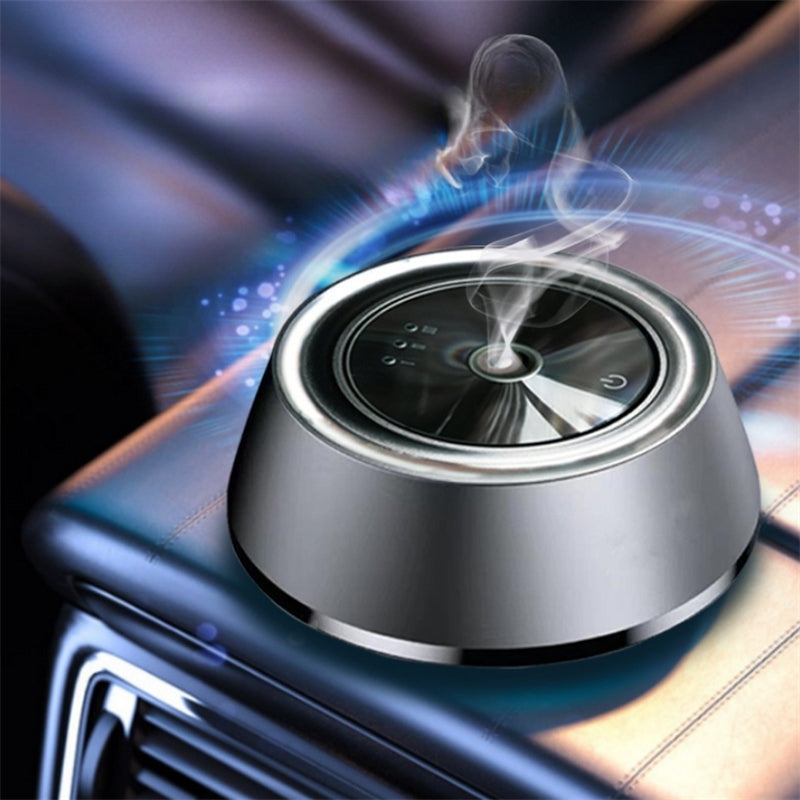 Smart Car Ultrasonic Aroma Diffuser Humidifier Cologne Rose Fragrance Fog Aromatherapy Fragrant Air Freshener Deodorant Use China Style Modulation E