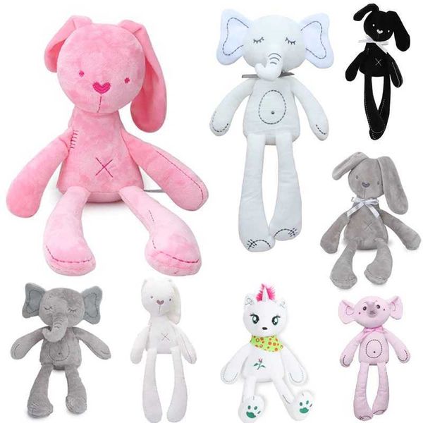 42CM Cute Rabbit Doll Baby Soft Plush Toys For Children Appease Sleeping Crib Stuffed Animal Baby Toys For Infants Birthday Gift Y240907