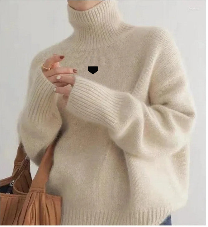 Luxury Women Sweaters Delicate Embroidered Sweater Woman Autumn And Winter Slim Large Undershirt Students Han Version Of Long-sleeved Sweaters