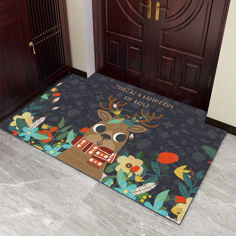 Floor Mat Door Mat Entrance Carpet Bathroom Bedroom Toilet Home Kitchen Absorbent Foot Mat Entrance Door Mat