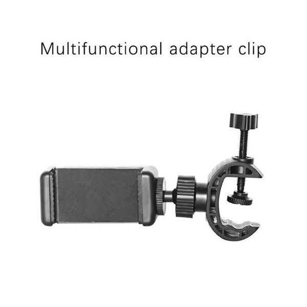 Phone Bracket Mobile Cell Support Clip For All Smartphones Phone Holder Mount Stand Microphone Stand Mount Tripod Y240806