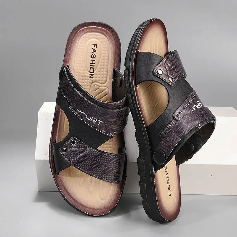 Men Sandals Casual Summer Outdoor Water Shoes Beach Shoes Beach Hiking Sandalen Non Slip Zapatillas