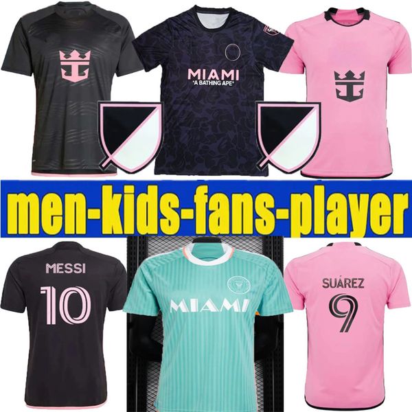 24 25 Fans Player Inters SUAREZ Earth Day Pre-Match Miami MESSIS Soccer Jerseys third 2024 2025 Sergio Jordi Alba football shirts PIZARRO Sp