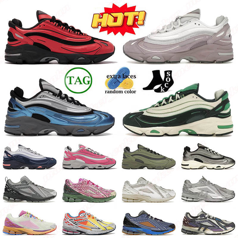 Top Luxury Designer 1000 Running Shoes Red Black Metallic Blue Light Mauve Men Women Eggplant Olive Juice Sea Salt Green Grey Mens Dhgate Trainers S