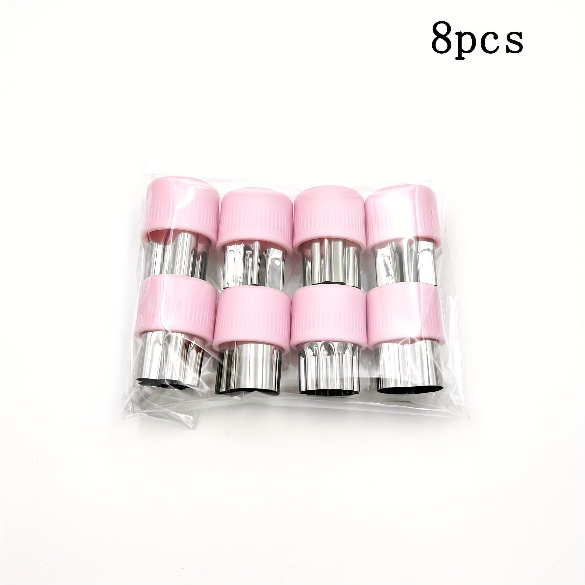 TEMU 8-pack Fruit Print Shaped Pasta Molds, Small Dumpling Cutters, Cookie Press Molds, Kitchen Gadget Set, Stainless Steel, Food Contact Safe, No