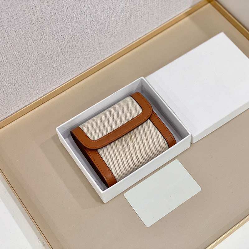 Luxury Leather CardHolder Designer Card Holders women man Coin Purses key pouch keychain wholesale brown zippy wallet id card case Fashionable small