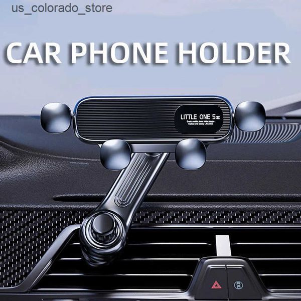 Cell Phone Mounts Holders 360 Rotation Car Phone Holder Gravity Air Vent Clip Mount Mobile Cell Phone Stand In Car G Support For iPhone13 12