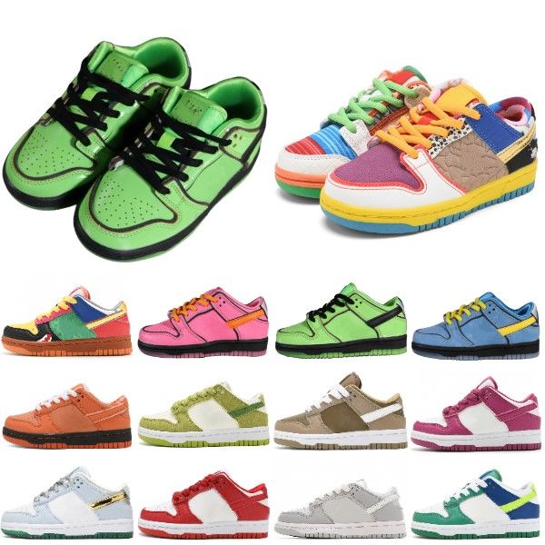 Kids Sneakers powerpuff girls Low Running Toddler Shoes Children Boys Trainers Toddlers Youth Kid Shoe Bubbles Blossomse Buttercup Sean Cliv