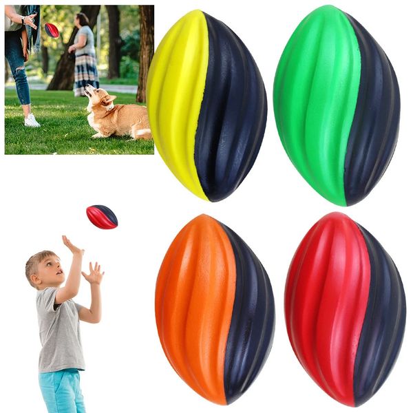 Mini Soft Standard Sponge American Football Soccer Rugby Squeeze Ball Anxiety Relief Kids Adults Birthday Gift Party Toys 241204