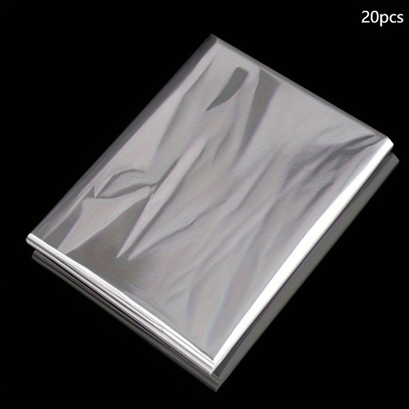 TEMU 20pcs Large 24" X 30" Clear Cellophane Basket Bags - Durable, Water-resistant, And Reusable Packaging For Gifts, Retail Supplies, And More -