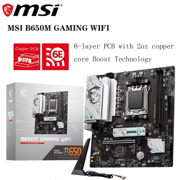 Msi Mainboard B650M GAMING WIFI Motherboard Supports CPU 8700G-7900X-7800X3D (AMD B650-AM5 interface)