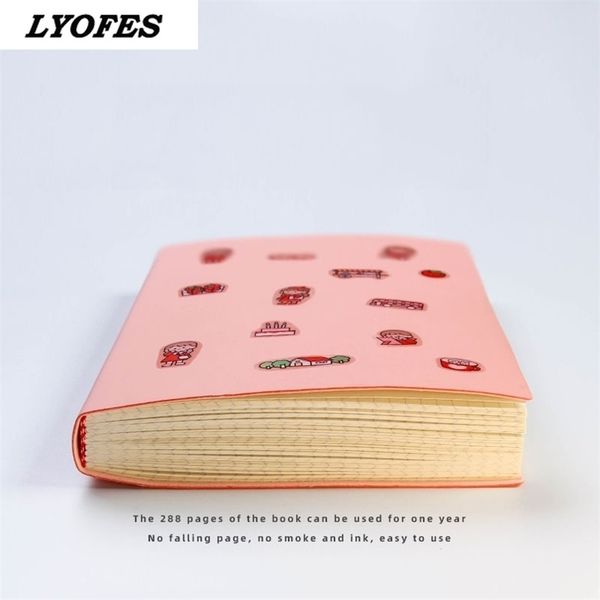 Notepads Notebooks Journals Planner Diary Notepad Kawaii Notebook Stationery Cute Grid Budget Book Soft Agenda Office School Supplies 220927