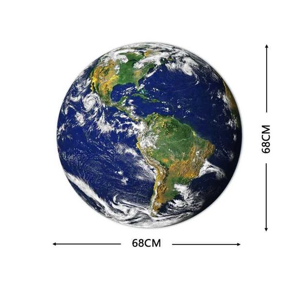 Puzzles Diameter 68cm Round Puzzle 1000 Pieces Jigs Puzzles The Earth Famous Paintings Series Learning Education Craft Toys Gifts